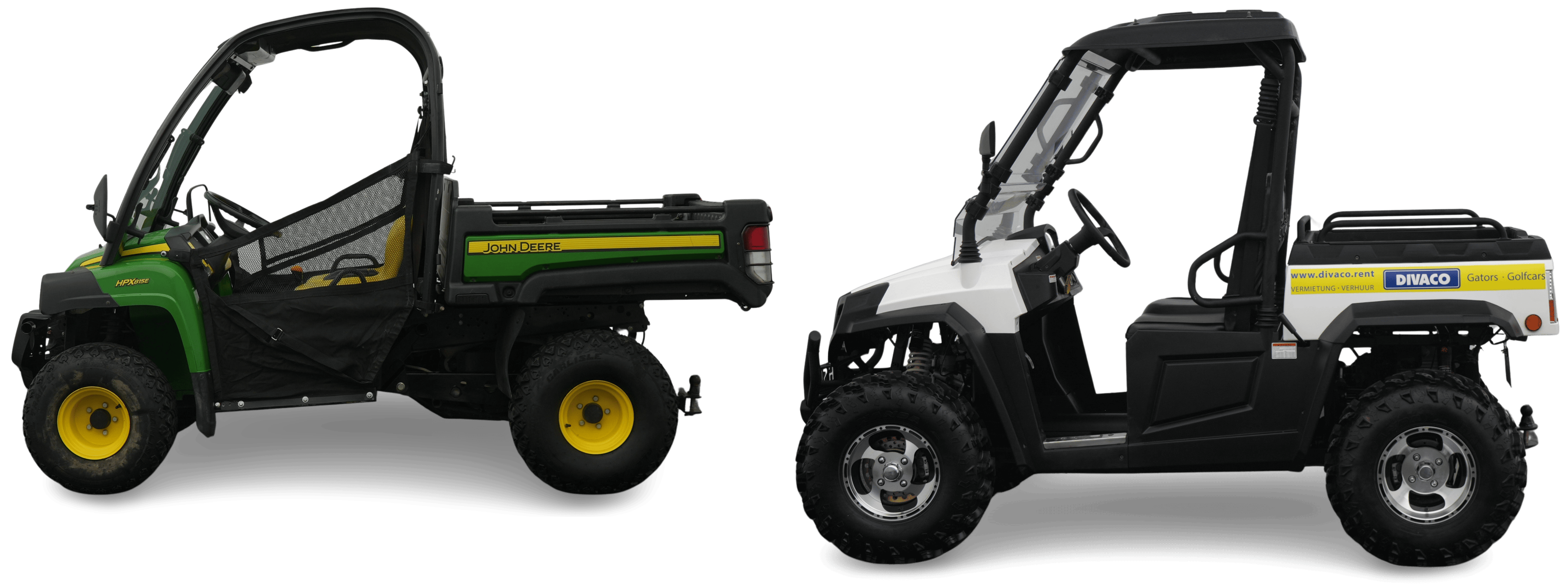 Gator, elektrisches 4x4-Fahrzeug und Golfcart von Divaco für Events und Baustellen – gator-mieten.de