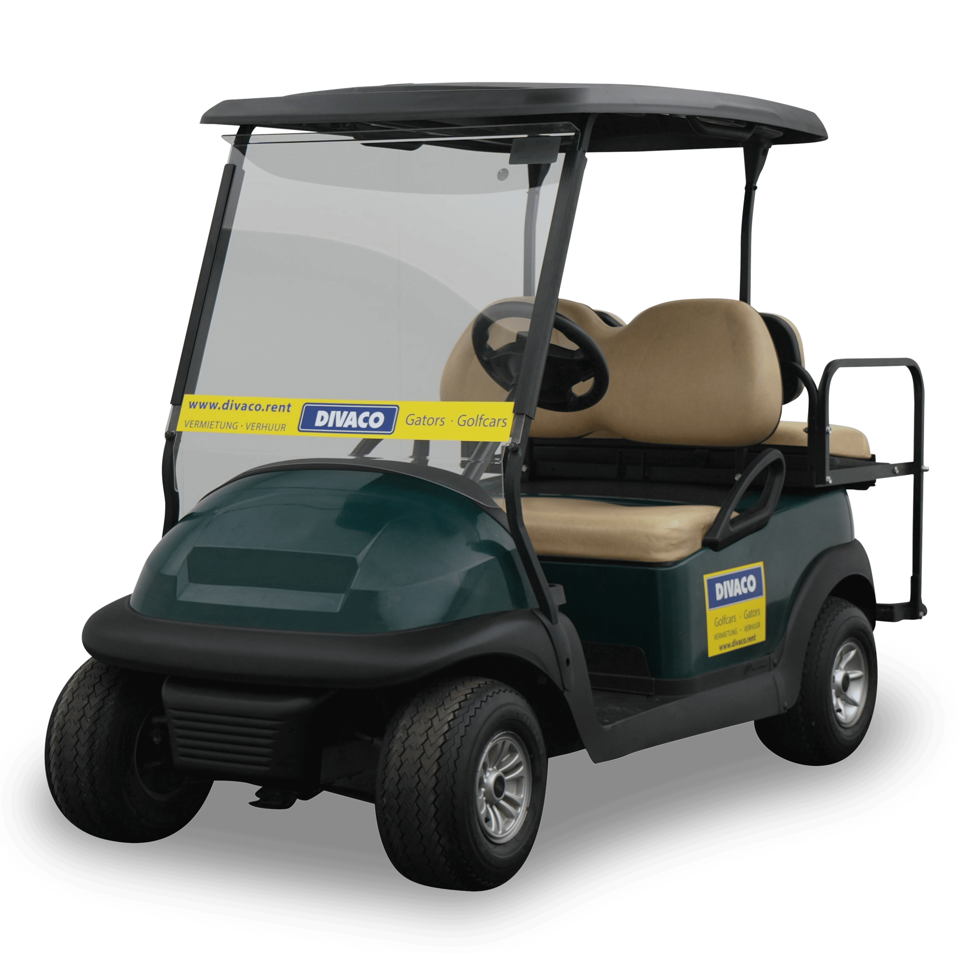 DIVACO.RENT Golfcart 4-Sitzer elektrisch Personenbeförderung