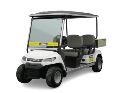 DIVACO Golfcart 4-Sitzer Ladefläche
